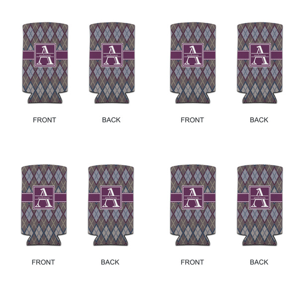 Knit Argyle 12oz Tall Can Sleeve - Set of 4 - APPROVAL
