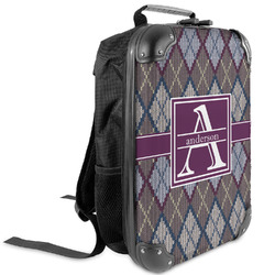 Knit Argyle Kids Hard Shell Backpack (Personalized)