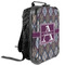 Knit Argyle 13" Hard Shell Backpacks - ANGLE VIEW