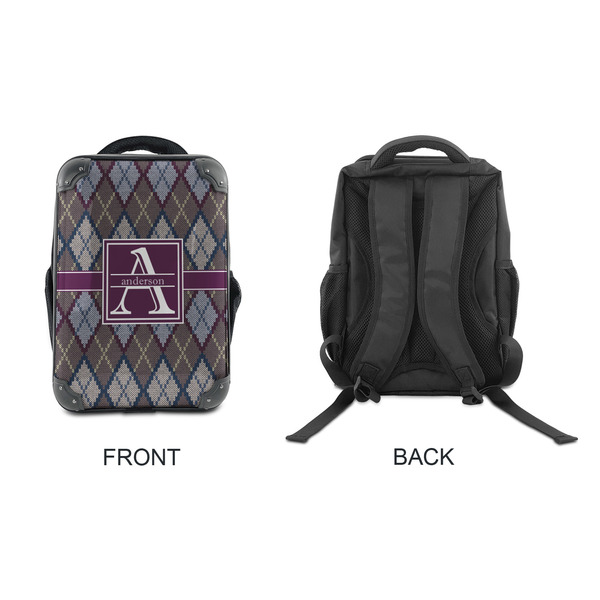 Knit Argyle 15" Backpack - APPROVAL