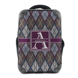 Knit Argyle 15" Hard Shell Backpack (Personalized)