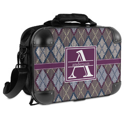 Knit Argyle Hard Shell Briefcase (Personalized)