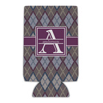 Knit Argyle Can Cooler (16 oz) (Personalized)