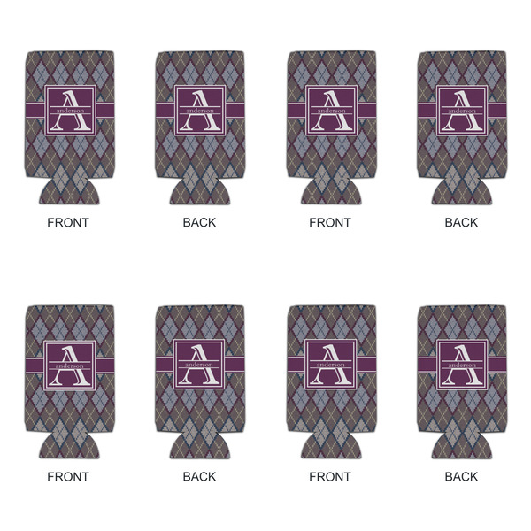 Knit Argyle 16oz Can Sleeve - Set of 4 - APPROVAL