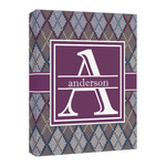Knit Argyle Canvas Print - 16x20 (Personalized)