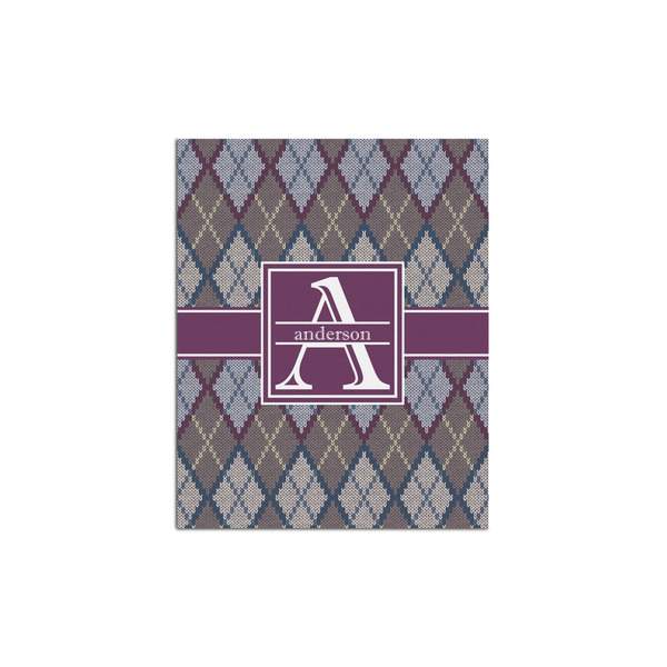 Custom Knit Argyle Poster - Multiple Sizes (Personalized)