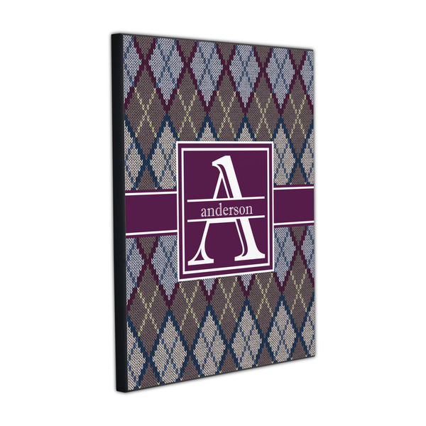 Custom Knit Argyle Wood Prints (Personalized)