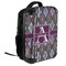 Knit Argyle 18" Hard Shell Backpacks - ANGLED VIEW