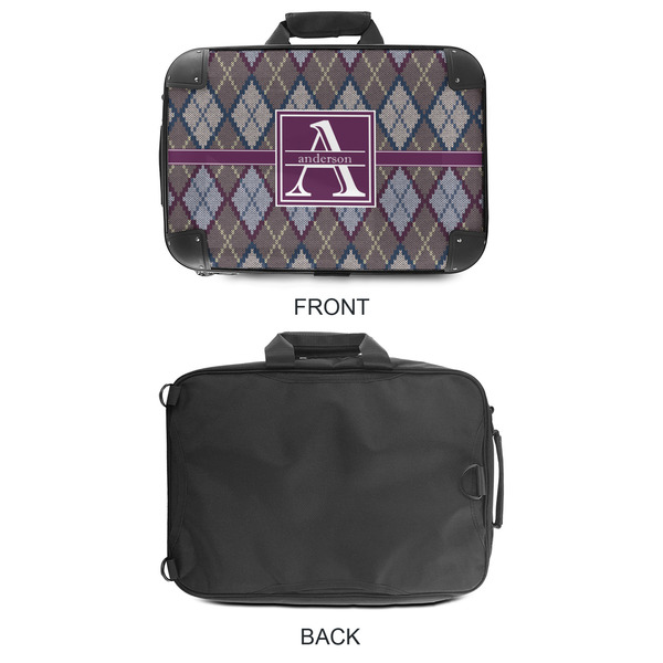 Knit Argyle 18" Laptop Briefcase - APPROVAL