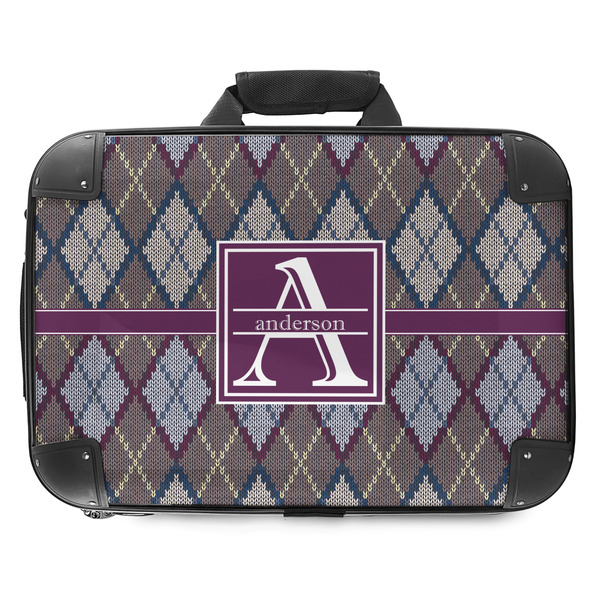 Custom Knit Argyle Hard Shell Briefcase - 18" (Personalized)