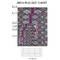 Knit Argyle 2'x3' Indoor Area Rugs - Size Chart