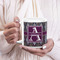 Knit Argyle 20oz Coffee Mug - LIFESTYLE