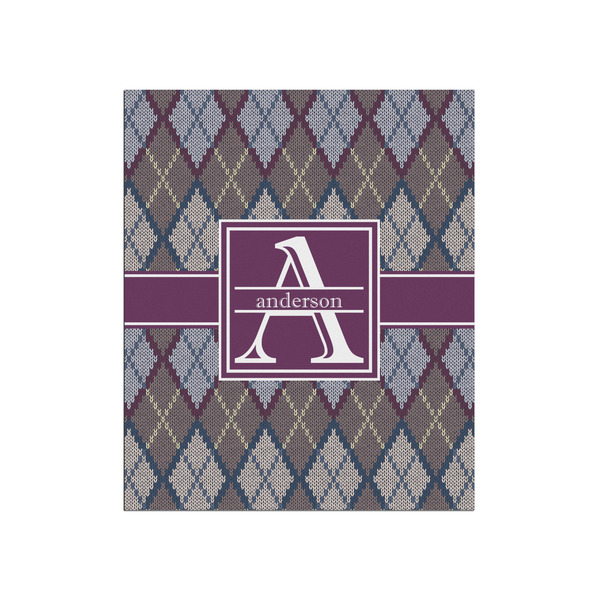 Custom Knit Argyle Poster - Matte - 20x24 (Personalized)