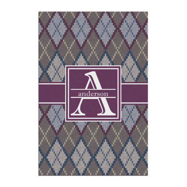Custom Knit Argyle Posters - Matte - 20x30 (Personalized)