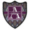 Knit Argyle 3 Point Shield