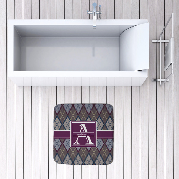 Knit Argyle 48x48 Foam Memory Mat - LIFESTYLE