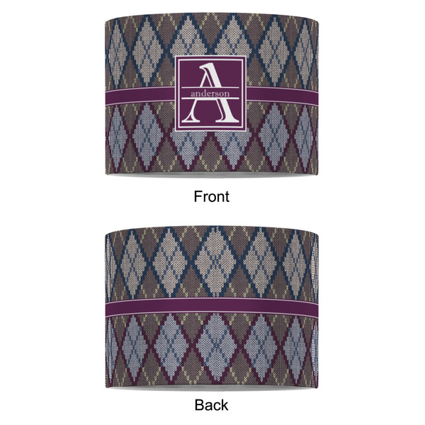Knit Argyle 8" Drum Lampshade - APPROVAL (Fabric)
