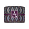 Knit Argyle 8" Drum Lampshade - FRONT (Fabric)