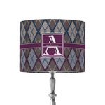 Knit Argyle 8" Drum Lamp Shade - Fabric (Personalized)