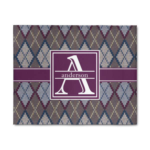 Custom Knit Argyle 8' x 10' Indoor Area Rug (Personalized)