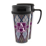 Knit Argyle Acrylic Travel Mug (Personalized)