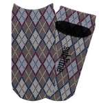 Knit Argyle Adult Ankle Socks (Personalized)