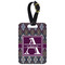 Knit Argyle Aluminum Luggage Tag (Personalized)