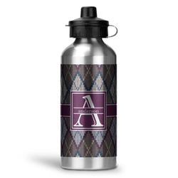 Knit Argyle Water Bottles - 20 oz - Aluminum (Personalized)