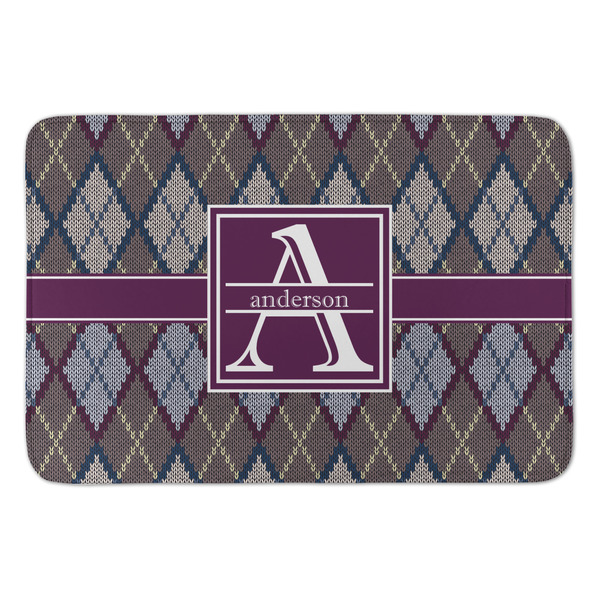 Custom Knit Argyle Anti-Fatigue Kitchen Mat (Personalized)