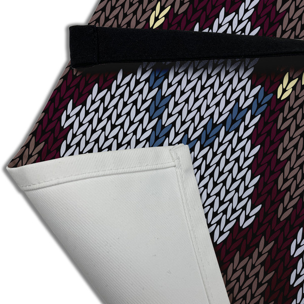 Knit Argyle Apron - (Detail)