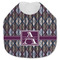 Knit Argyle Jersey Knit Baby Bib w/ Name and Initial