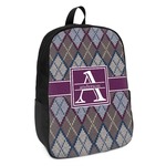 Knit Argyle Kids Backpack (Personalized)