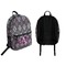 Knit Argyle Backpack front and back - Apvl