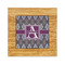 Knit Argyle Bamboo Trivet with Ceramic Tile Insert (Personalized)