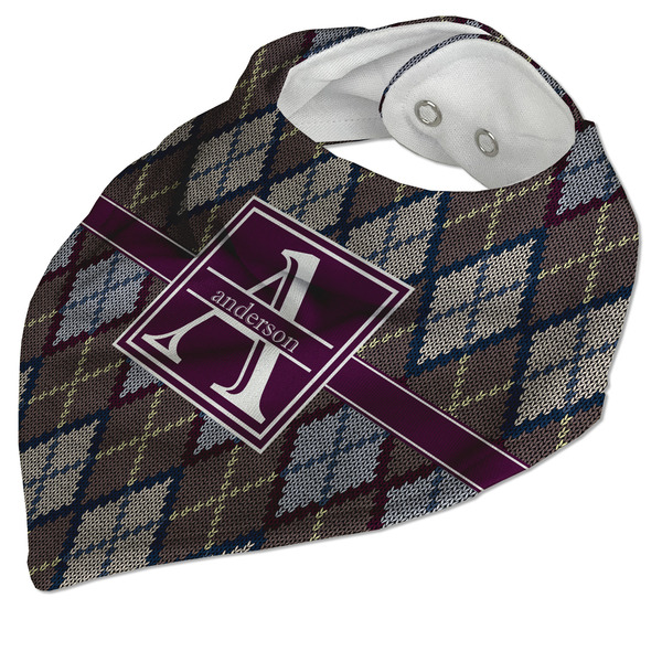 Knit Argyle Bandana Closed