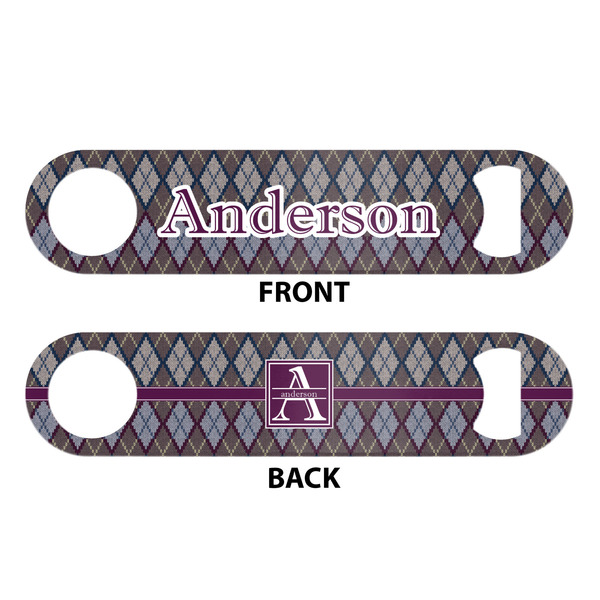 Knit Argyle Bar Bottle Opener - White - Approval