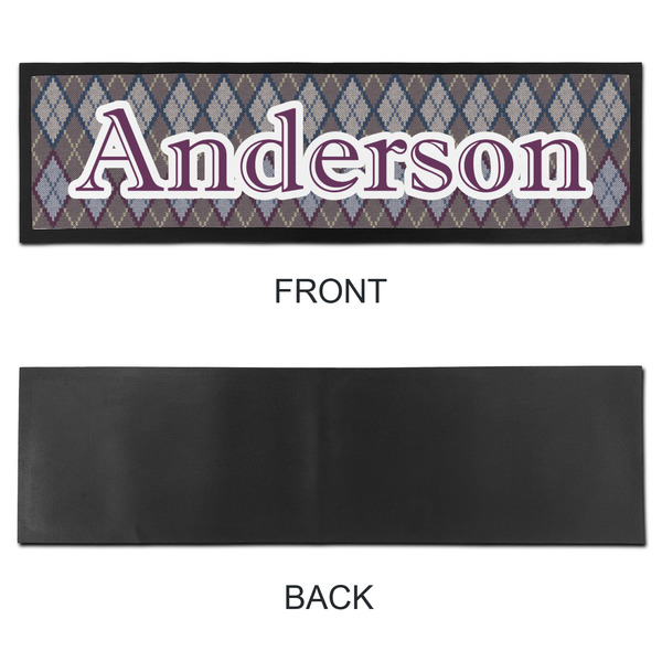 Knit Argyle Bar Mat - Large - APPROVAL