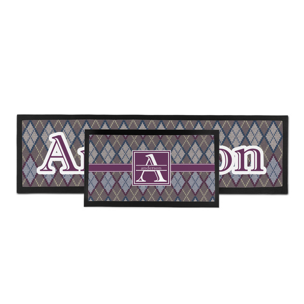 Knit Argyle Bar Mat - Parent Main