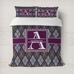 Knit Argyle Duvet Cover (Personalized)