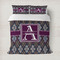 Knit Argyle Bedding Set- Queen Lifestyle - Duvet
