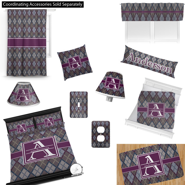 Knit Argyle Bedroom Decor & Accessories2