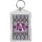 Knit Argyle Bling Keychain (Personalized)