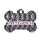 Knit Argyle Bone Shaped Dog ID Tag - Small (Personalized)