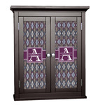Knit Argyle Cabinet Decal - Small (Personalized)