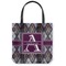 Knit Argyle Canvas Tote Bag (Personalized)
