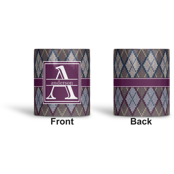 Knit Argyle Ceramic Pen Holder - Apvl