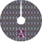 Knit Argyle Tree Skirt (Personalized)