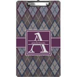 Knit Argyle Clipboard (Legal Size) (Personalized)