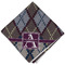 Knit Argyle Cloth Napkins - Personalized Dinner (Folded Four Corners)