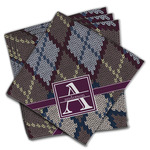 Knit Argyle Cloth Napkins (Set of 4) (Personalized)